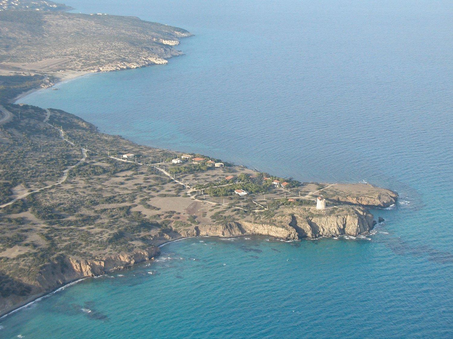 Hotel Perda Rubia San Giovanni Suergiu Bagian luar foto